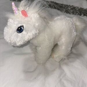 Webkinz White Plush Unicorn Toy